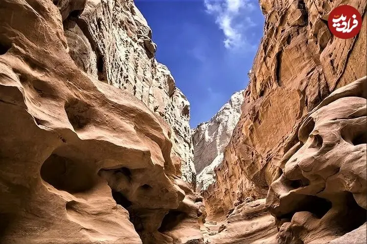 تصاویر| تنگه چاکاویر قشم؛ هنری که باد و آب در سنگ حک کرده‌اند