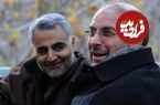 عکس؛ سفر به تاریخ؛ «محمدباقر قالیباف» در کنار «سردار سلیمانی و پدرش»