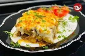 کباب مجاری با سس بشامل؛ یک غذای متفاوت و خوشمزه برای ناهار