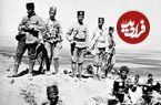 عکس؛ سفر به تاریخ؛ «سربازان ژاندارمری» در دوران احمدشاه قاجار در حال خوردن ناهار