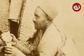 عکس| سفر زمان؛ تصویری از مردان ورق‌باز در دوران قاجار