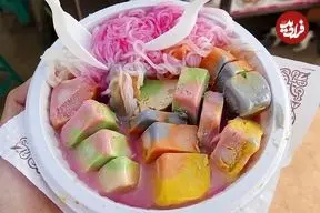 ببینید| غذای خیابانی در هند؛ انواع بستنی، دسر، فالوده و شیک در دهلی نو