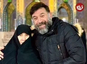 عکس| سفر زمان؛ چهرۀ «علی انصاریان» در آخرین فیلمش در کنار «آشا محرابی»