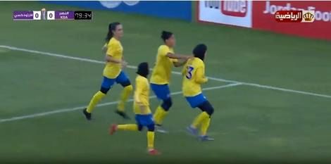 ( ویدیو) شادی گل دختر فوتبالیست به سبک رونالدو 