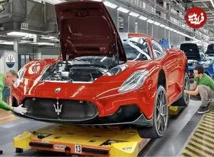 ببینید| خودروی سوپر اسپرت مازراتی MC-20 چگونه در کارخانه تولید می شود؟