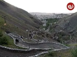 عکس| سفر زمان؛ مرد روستایی با قاطر در کوه‌های شمال تهران؛ 76 سال قبل