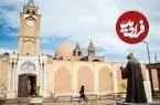 عکس| سفر به ایران قدیم؛ منظرۀ «کلیسای وانک در جلفای اصفهان» در دوران قاجار