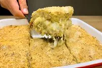 ببینید؛ طرز تهیه یک غذای فوری ایتالیایی با بادمجان و سیب زمینی