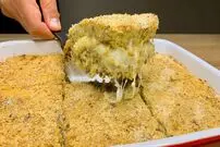 ببینید؛ طرز تهیه یک غذای فوری ایتالیایی با بادمجان و سیب زمینی