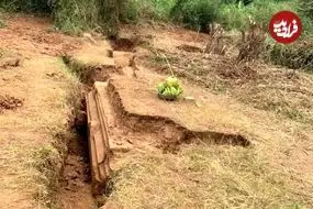 زلزله‌ای که باعث شد کاخ قدیمی از زیر زمین بیرون بیاید