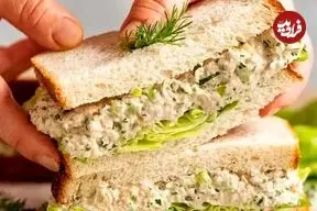 طرز تهیه ساندویچ سالاد تن ماهی؛ غذای خنک و فوری برای روزهای داغ تابستان