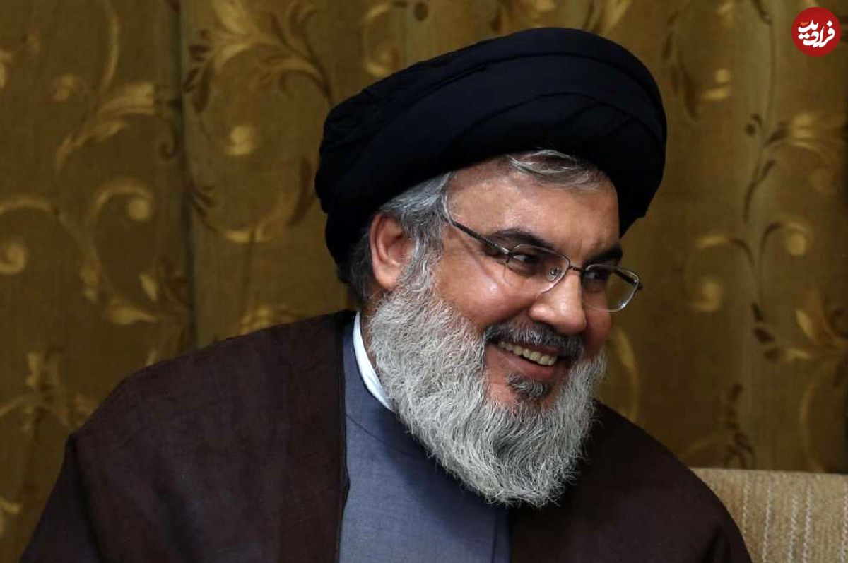 عکس| سفر در زمان؛ «سیدحسن نصرالله» در حال سان دیدن از نیروهای حزب‌الله؛ دهه 60