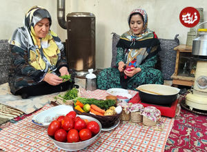 (ویدئو) نحوه پخت کتلت خوشمزه سنتی به روش مادر و دختر روستایی ارومیه ای