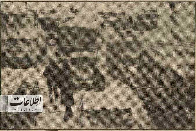 (عکس) وقتی برف پاییزی همدان و زنجان را قفل کرد