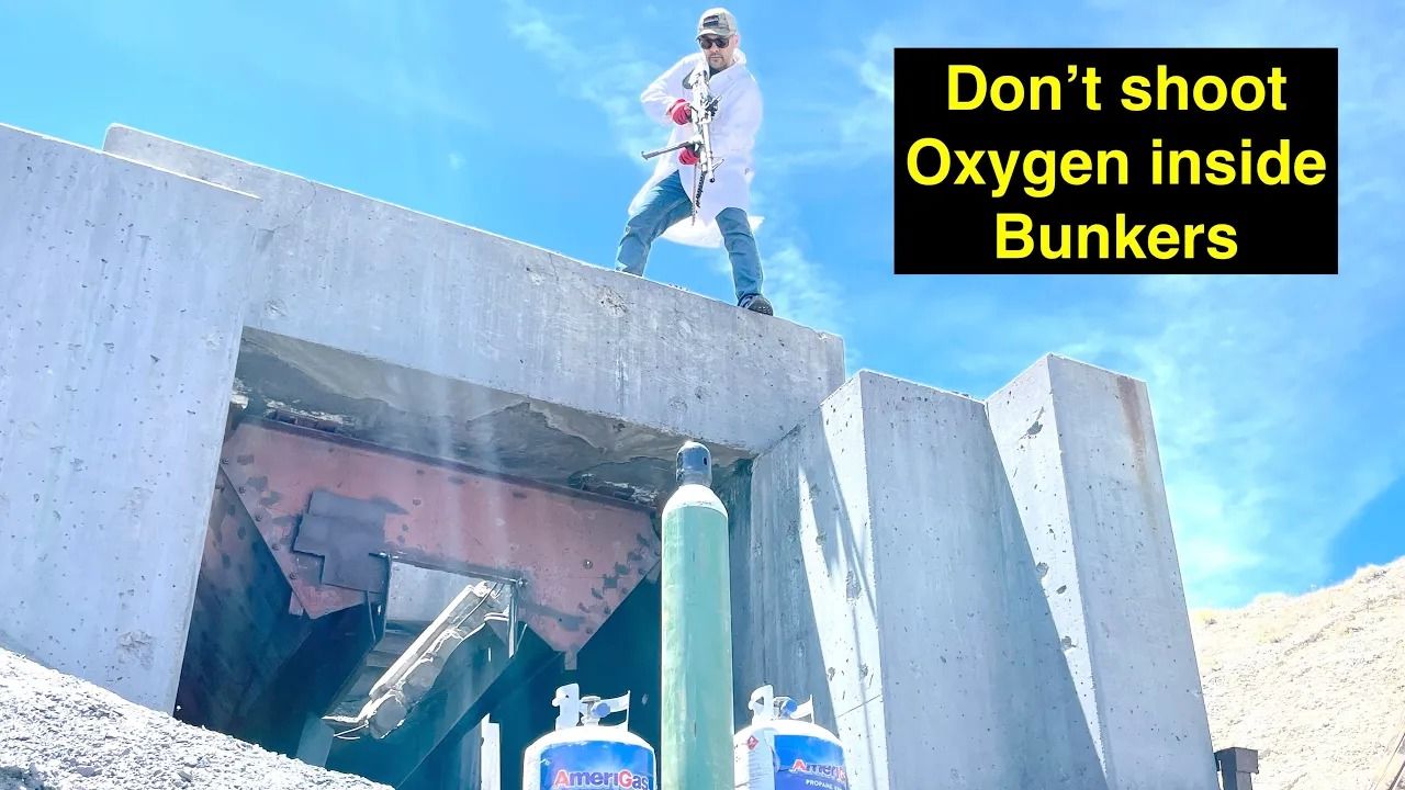 (ویدئو) اگر به یک کپسول اکسیژن داخل یک ساختمان شلیک کنید، چه اتفاقی می افتد؟