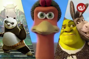 تصاویر| ۱۰ شخصیت برتر انیمیشن‌های DreamWorks