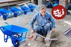 ببینید| مراحل ساخت فرغون با استفاده از بشکه فلزی قدیمی به روش استاد پاکستانی