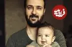عکس| سفر در زمان؛ چهره «نیک» پسر احمد مهرانفر بعد 4 سال در 5 سالگی