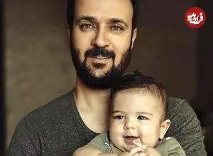 عکس| سفر در زمان؛ چهره «نیک» پسر احمد مهرانفر بعد 4 سال در 5 سالگی