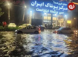 ببینید| آب‌گرفتگی شدید معابر رشت پس از بارش‌ها