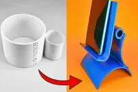 (ویدئو) نحوه ساخت آسان یک پایه موبایل کاربردی با استفاده از لوله پی وی سی