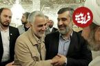 عکس؛ سفر به تاریخ؛ اشک‌های «حاج قاسم سلیمانی» در گوشه‌ای از حرم امام رضا (ع)؛ دهۀ 90