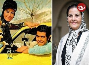 عکس| سفر در زمان؛ «پوری بنایی» در کنار «جنید آرکین» در یک فیلم ترکیه ای؛ سال 56