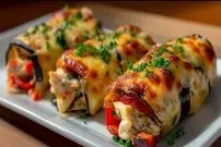 ببینید| طرز تهیه رولت بادمجان و مرغ به روش آشپز مشهور ایتالیایی