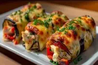 ببینید| طرز تهیه رولت بادمجان و مرغ به روش آشپز مشهور ایتالیایی