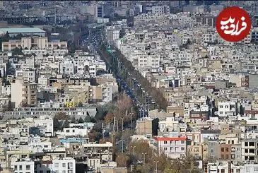 عکس| سفر به ایران قدیم؛ خیابانی در شهر قزوین در دوران ناصرالدین شاه
