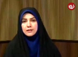 ببینید؛ بغض مجری شبکه خبر در آنتن زنده: از همین‌جا به فرزند و همسر و مادرم سلام می‌دهم و می‌گویم من سالم هستم