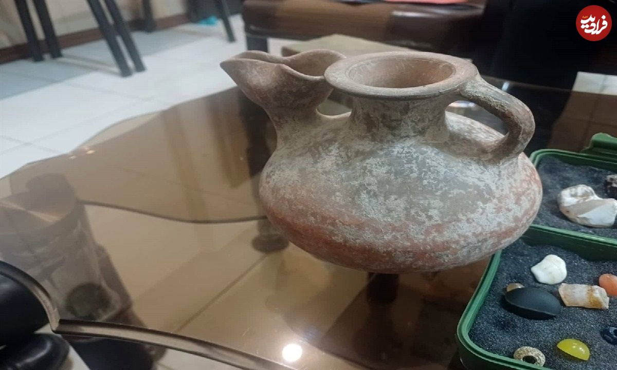 کشف شیء سفالی دوران قاجار در رودسر