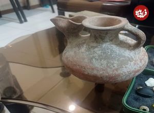 کشف شی‌ء سفالی دوران قاجار در رودسر