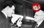 عکس؛ سفر در زمان؛ «اردشیر زاهدی در حال بازی با دخترش مهناز»؛ اواخر دهه 30