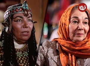 عکس| سفر در زمان؛ «بهرام بیضایی» در حال گفتگو با «پروانه معصومی»؛ سال 1353