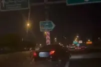 ( ویدیو) پرتاب شدن راننده از خودرو در یک بزرگراه تهران
