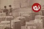 عکس| سفر زمان؛ منظرۀ «کالاهای بسته‌بندی‌شده» در نزدیکی یک کاروانسرا در قزوین