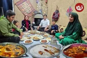 ببینید| غذای روستایی در ایران؛ پخت خورشت بادمجان سنتی توسط زوج روستایی