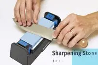 (ویدئو) اگر چاقو کُند شد، با این روش در یک دقیقه چاقو را مثل تیغ تیز کنید!
