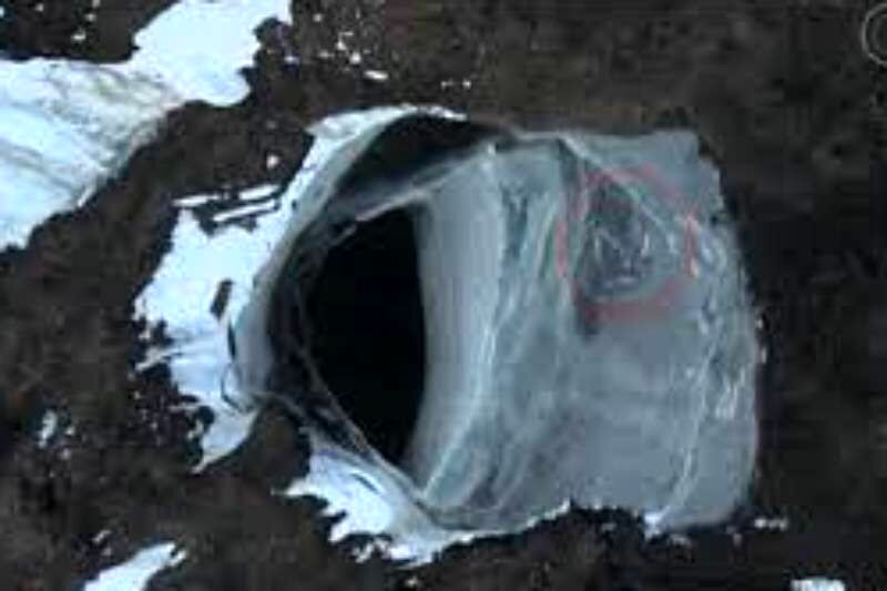 (ویدئو) کشف تونلی عجیب در قطب جنوب