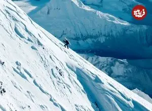 ببینید؛ فرود تاریخی با اسکی از اورست