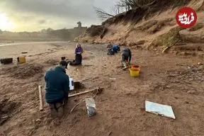 کشف «ردپاهای ۲ هزارساله» در هنگام سگ‌گردانی در ساحل