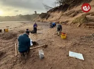 کشف «ردپاهای ۲ هزارساله» در هنگام سگ‌گردانی در ساحل