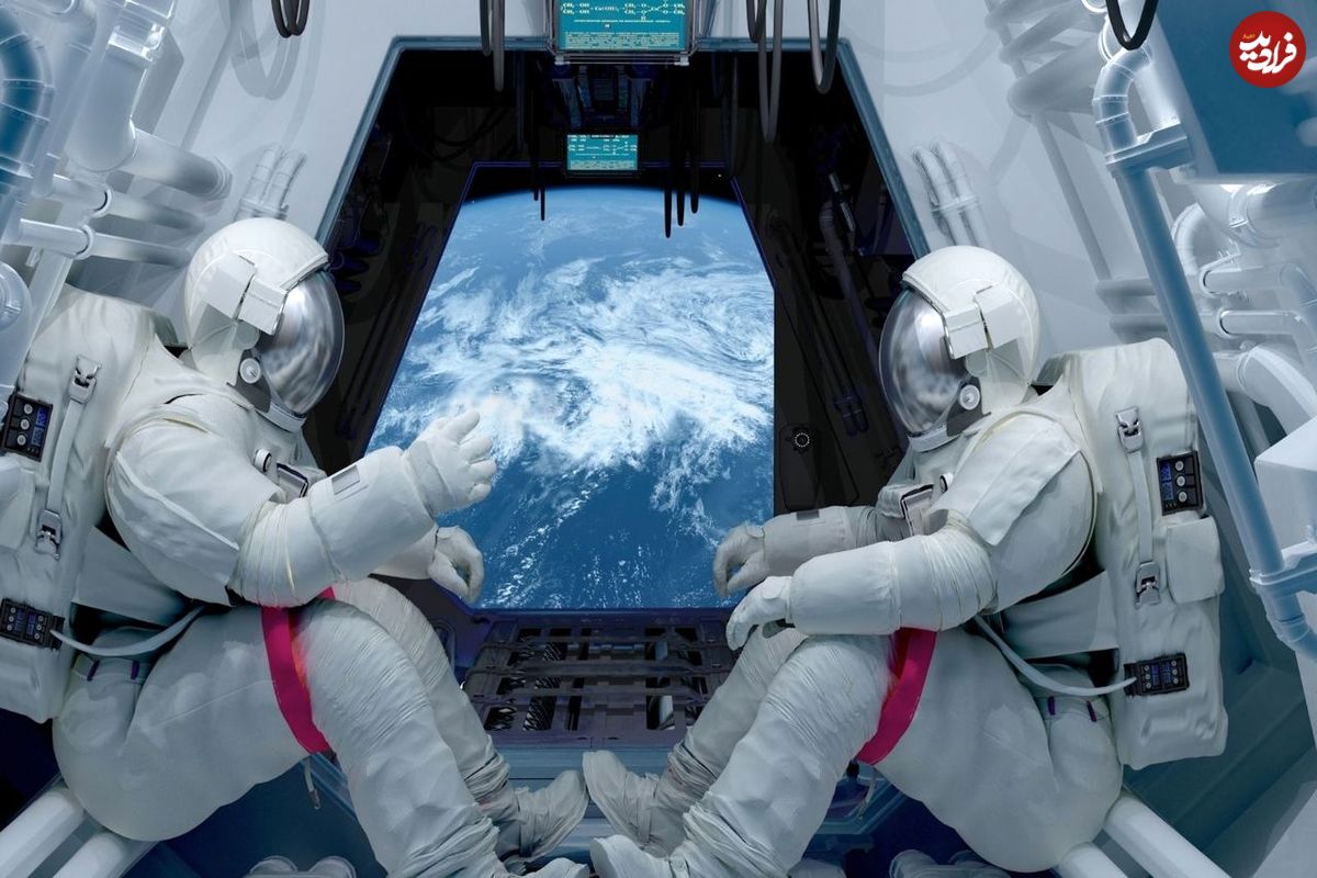 (ویدئو) آنچه فضانوردان هنگام کار در فضای بیرونی می‌بینند