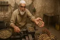 ببینید؛ مراحل دیدنی ساخت گلوله های تفنگ بادی با بازیافت پوکه های زنگ زده 