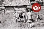 عکس| سفر زمان؛ تصویری از «یک روستای زیبا در جنگل‌های مازندران» در دوران ناصرالدین شاه