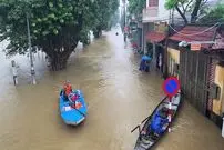 ببینید؛ یک شهر در ویتنام غرق شد!