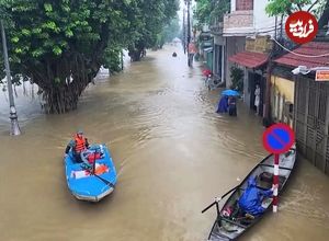 ببینید؛ یک شهر در ویتنام غرق شد!
