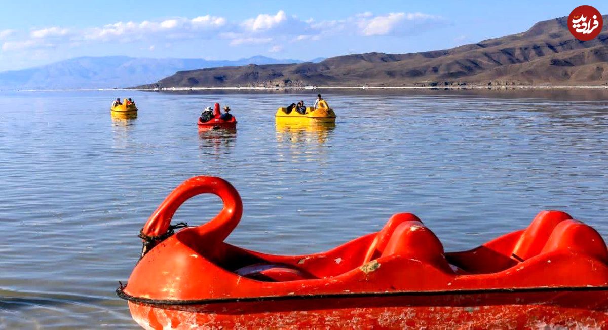 (تصاویر) نماهایی چشم‌نواز از حال خوبِ دریاچه ارومیه