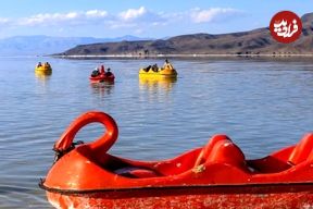 (تصاویر) نماهایی چشم‌نواز از حال خوبِ دریاچه ارومیه